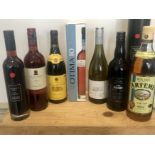 8 Bottles Mixed Lot Table Wine, Tawny Port, Fortified Wine and Spirit