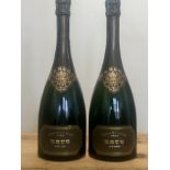 2 bottles Champagne Krug Vintage 1982