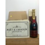 5 Bottles Champagne Moet et Chandon Rose Brut Imperial Vintage 1995