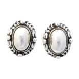 A pair of Georg Jensen 'Heritage' earrings,