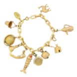 A charm bracelet,