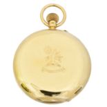 An 18ct gold full hunter pocket watch,