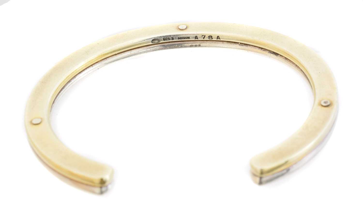 A Georg Jensen bangle, no. A78A, - Image 2 of 2