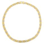 An 18ct gold diamond necklace by Chimento,