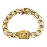 A 9ct gold ladies Tilbury bracelet watch,