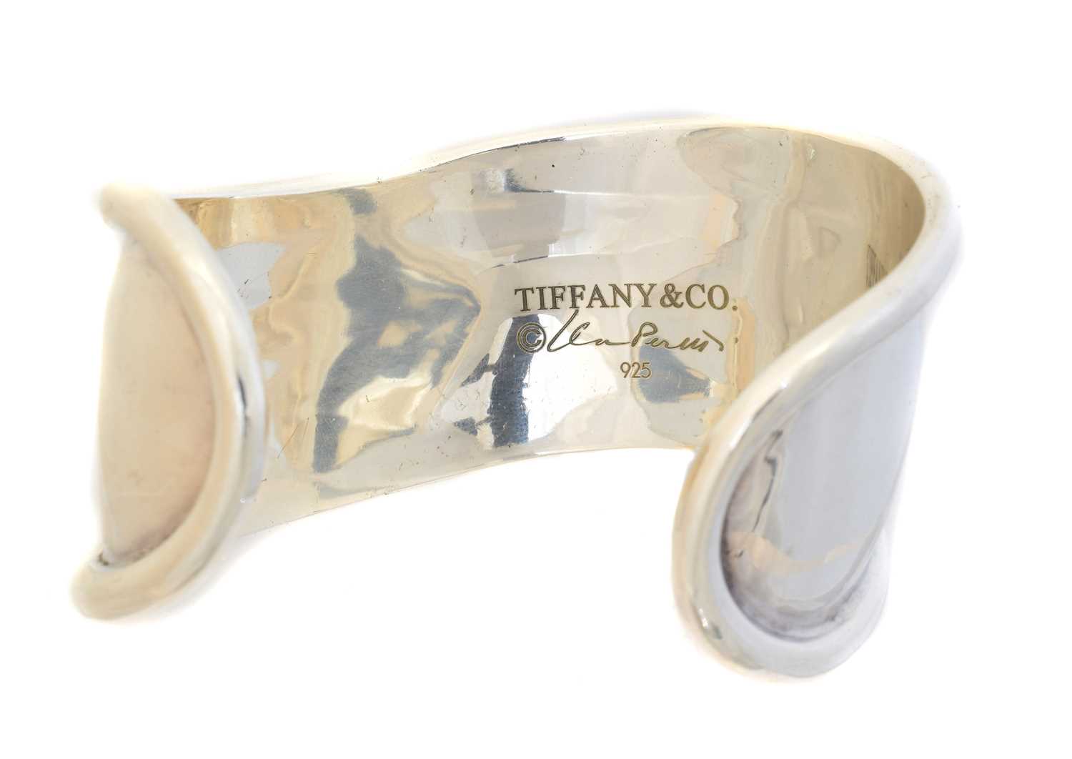 An Elsa Peretti for Tiffany & Co. silver cuff bangle, - Image 3 of 3