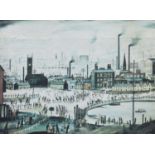L.S. Lowry R.A. (British 1887-1976) "An Industrial Town", signed print.