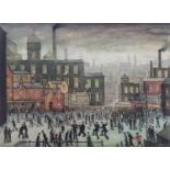 L.S. Lowry R.A. (British 1887-1976) "Our Town", signed print.