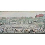 L.S. Lowry R.A. (British 1887-1976) "Peel Park", signed print.