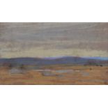 Mary Yates (British 1891-1974) "Shetland - near Ronas", pastel.