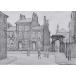 L.S. Lowry R.A. (British 1887-1976) "County Court, Salford", signed print.