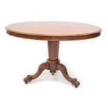 Victorian mahogany loo table