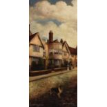 Herbert St. John Jones (British 1872-1939) "Sweetbriar Hall, Hospital Street, Nantwich", oil.