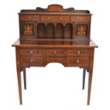 Edwardian mahogany writing desk