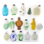 Ten Chinese scent bottles