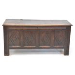 Century 17th oak coffer