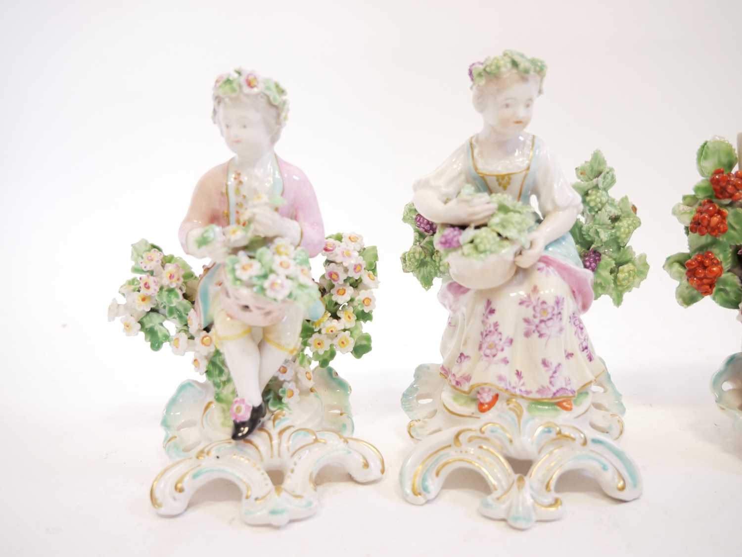 Two pairs of Derby figures - Image 2 of 6