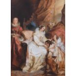 Louisa Seyffarth nee. Sharpe (British 1798-1843) Historical scene with figures, watercolour.