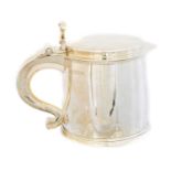 A George V silver tankard,