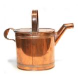 Large Victorian copper watering can