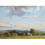 George Hamilton Constantine (British 1878-1967) "Slay Leigh Farm, Hallam, Yorkshire", watercolour.