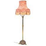 Victorian floor standing oil lamp