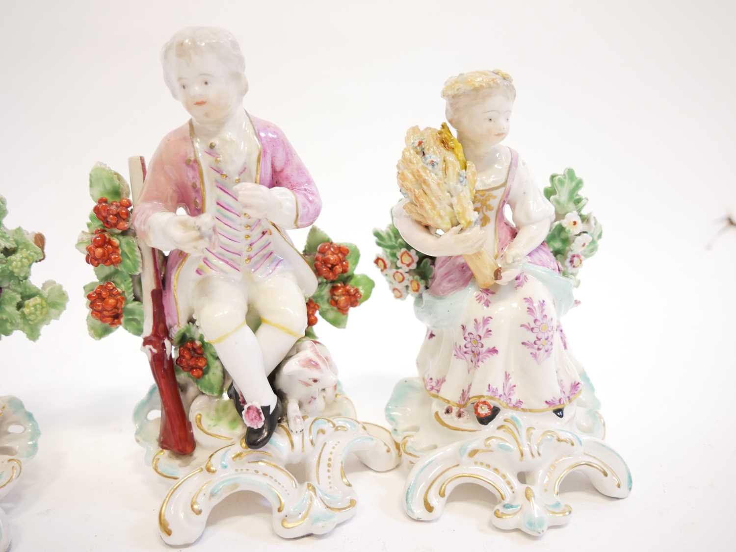 Two pairs of Derby figures - Image 3 of 6
