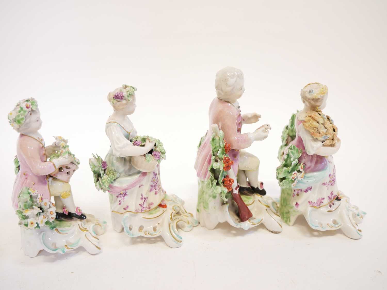 Two pairs of Derby figures - Image 4 of 6