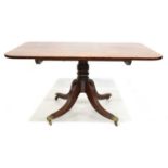 George III mahogany breakfast table