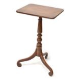 George III mahogany wine table