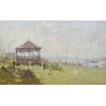 Bernard Sickert N.E.A.C. (1863-1932) Bandstand, pastel.