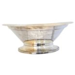 An Art Deco silver presentation bowl,