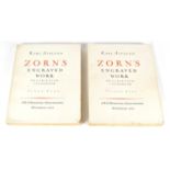 Zorn's Engraved Work, 2 Volumes Karl Asplund