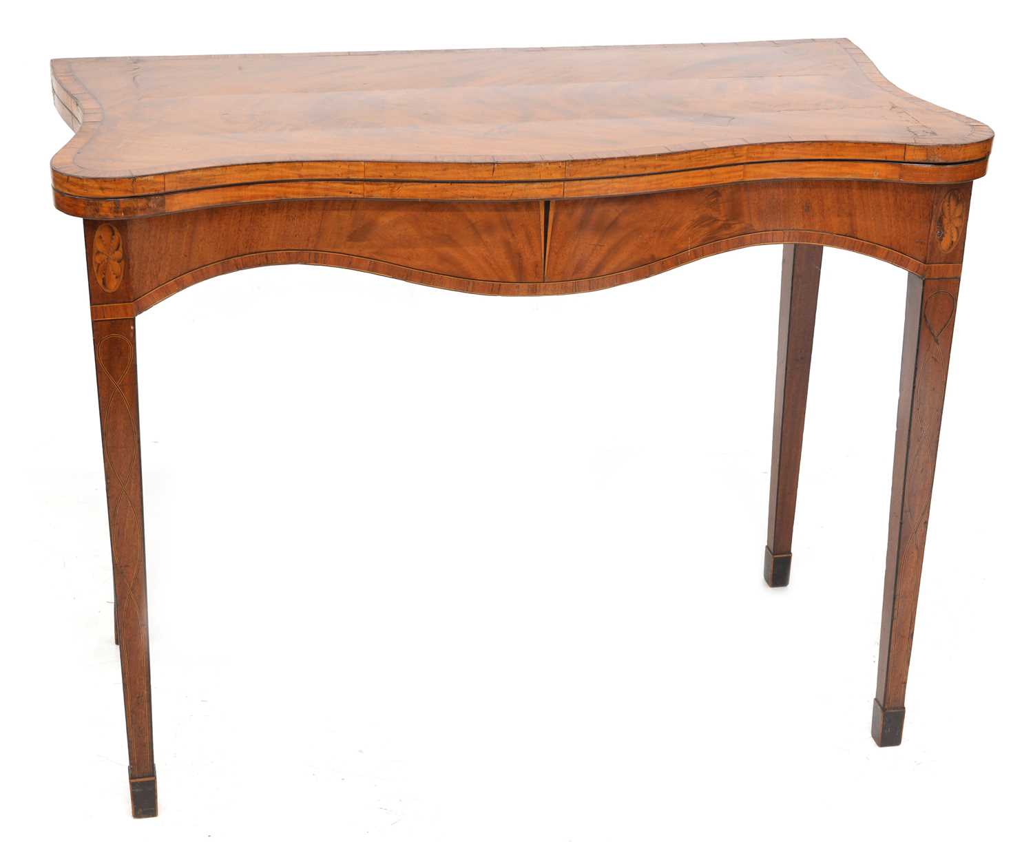 Early 19th-century fold-over card table