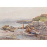 Walter Eastwood (1866-1943) "Moelfre Bay, Isle of Anglesey", watercolour.