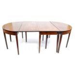 George III mahogany dining table