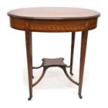 Edwardian mahogany occasional table