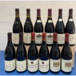 12 Bottles Mixed Lot Fine and Rare Chateauneuf du Pape from 2000 Vintage