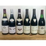 6 Bottles Mixed Lot Mature Red Burgundy