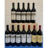 12 Bottles Mixed Lot of “Leovilles” Grand Crus Classes of St Julien