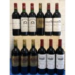 12 Bottles Mixed Lot Mature Classified Growth Clarets from Pauillac
