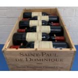 12 Bottles (in OWC) St Paul de Dominique St Emilion Grand Cru 2000