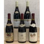 5 Bottles Mixed Lot of Nuits St Georges 1er Cru and Volnay