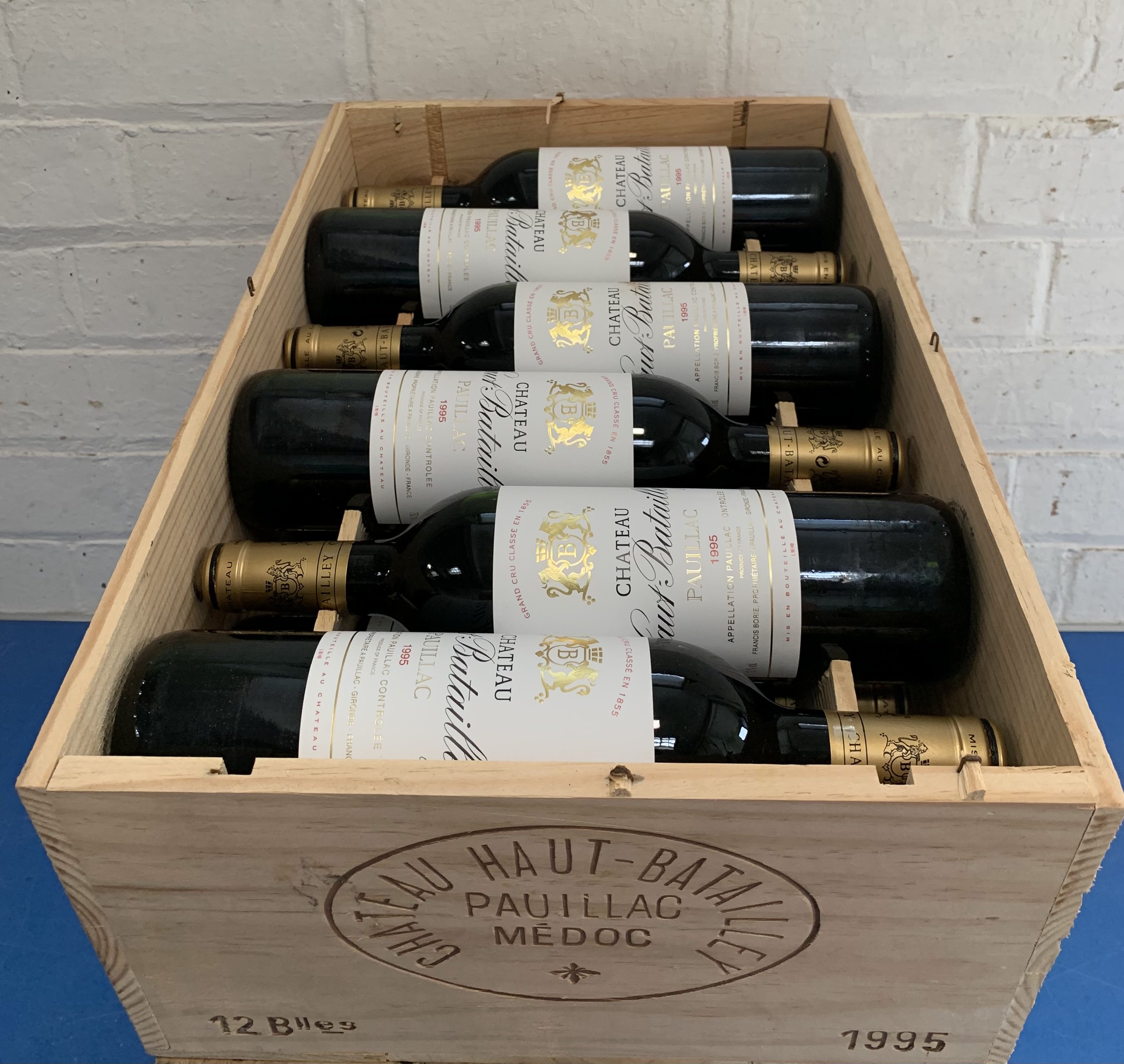 12 Bottles (in OWC) Chateau Haut Batailley Grand Cru Classe Pauillac 1995