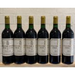 6 Superb Bottles Mature Chateau Pichon Longueville Comtesse de Lalande