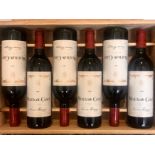 6 Bottles Baron Philippe de Rothschild ‘Mouton Cadet’ 1989