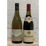 2 Bottles Fine and Rare Red and White Rhone wines