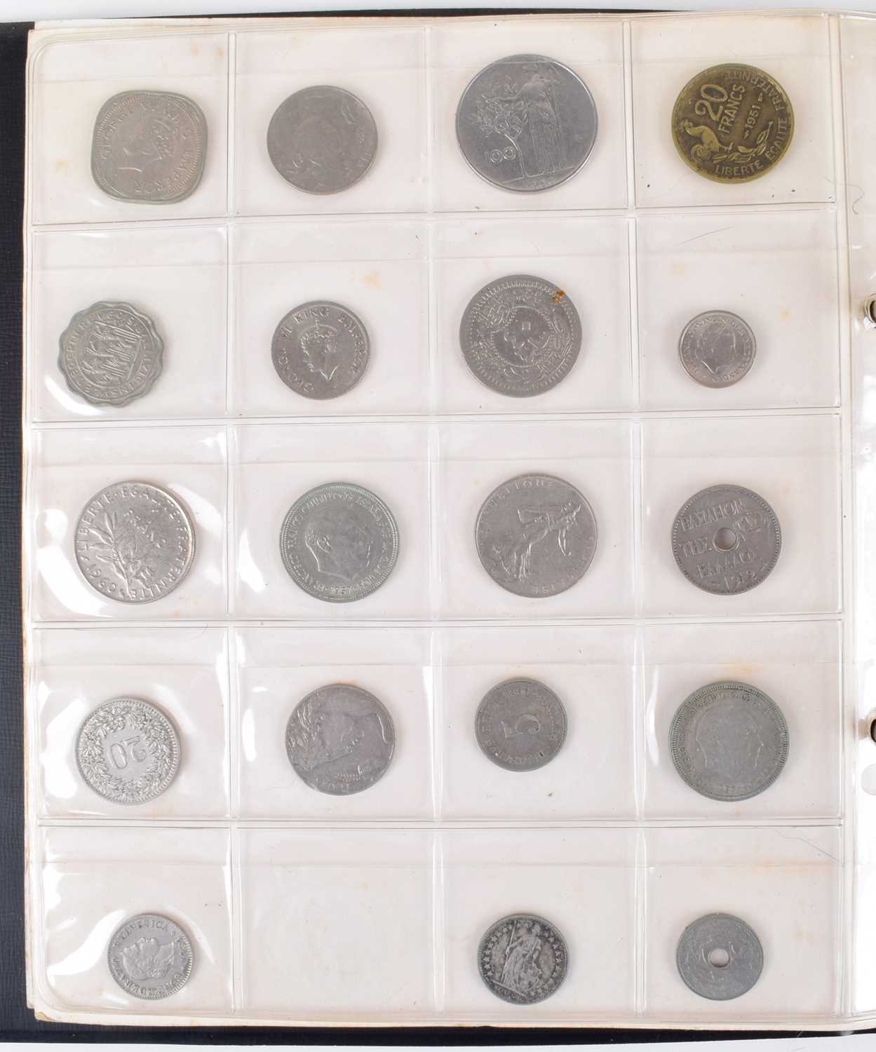 One album of mainly U.S. and other foreign coins dating back to George II. - Image 21 of 21