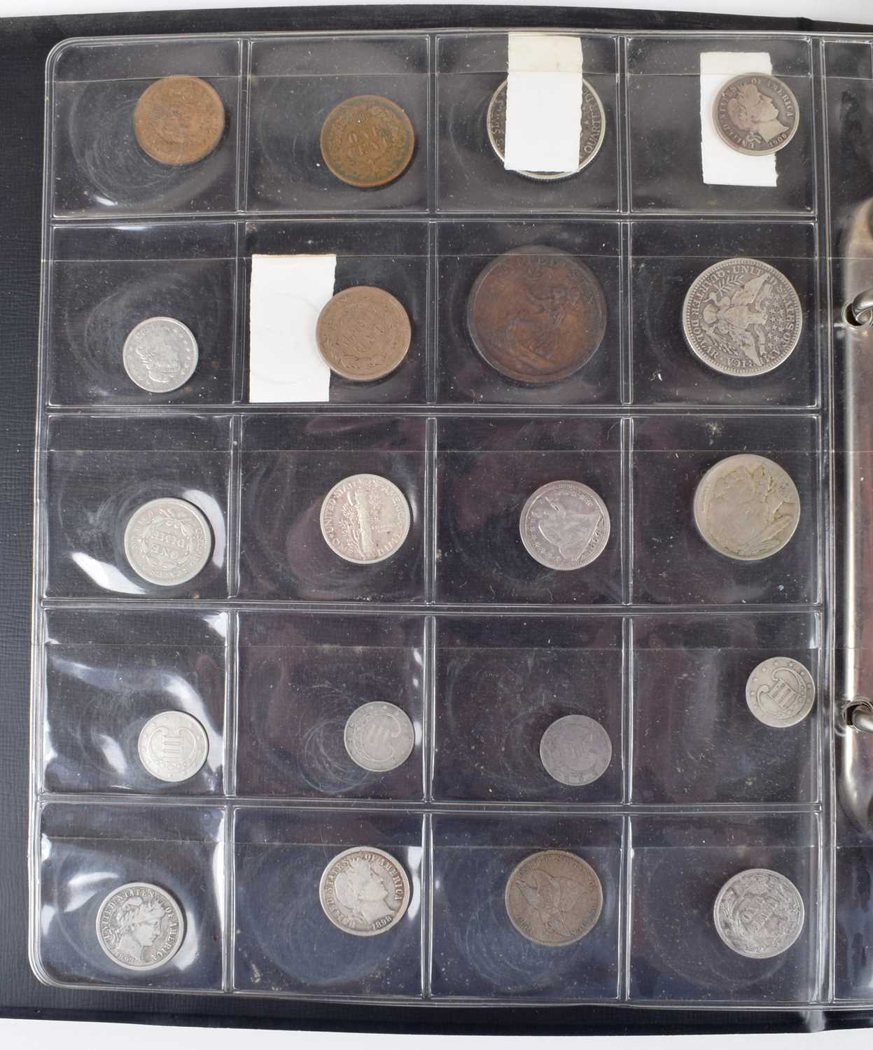 One album of mainly U.S. and other foreign coins dating back to George II. - Image 3 of 21