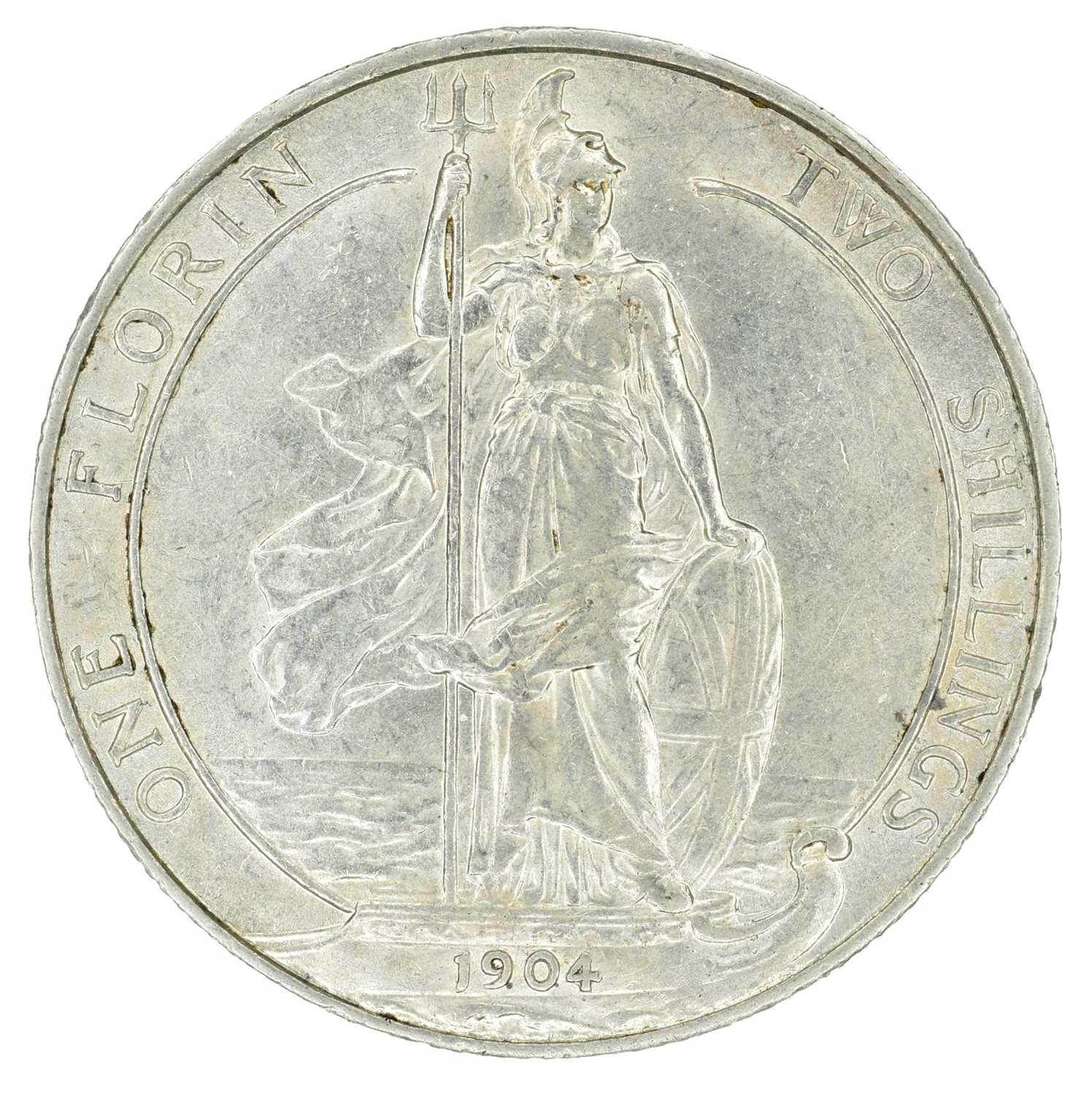 King Edward VII, Florin, 1904. - Image 2 of 2